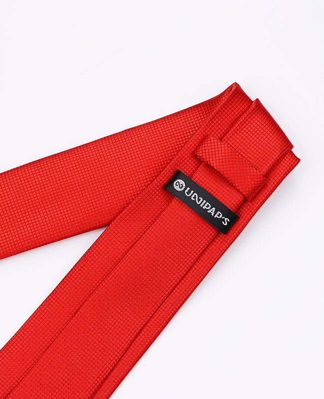 Krawatte Rot Nr. 2 Herren aus Polyester 