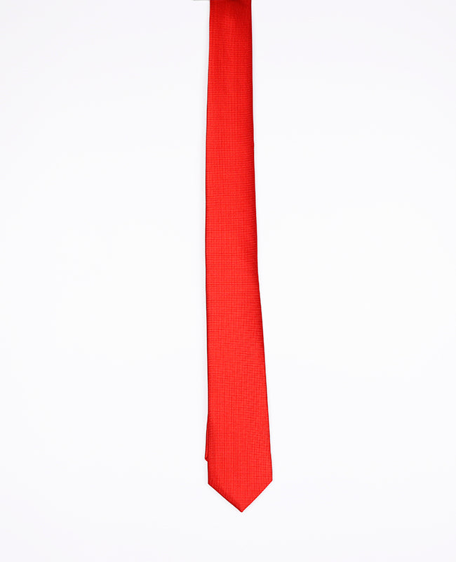Krawatte Rot Nr. 2 Herren aus Polyester 