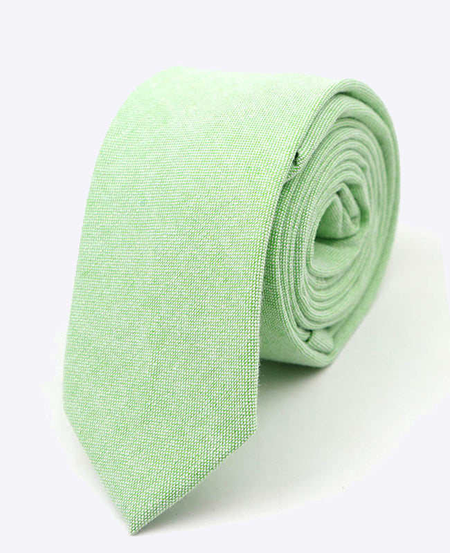 Krawatte Grün n°1 Herren aus Baumwolle | Edgard - Unipap's