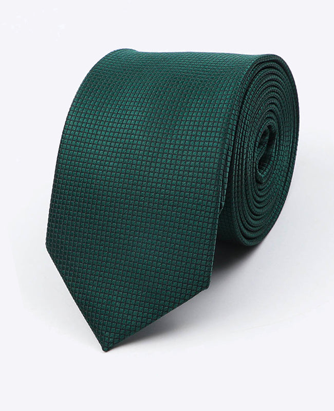 Krawatte Grün n°2 Herren Polyester | Martin - Unipap's