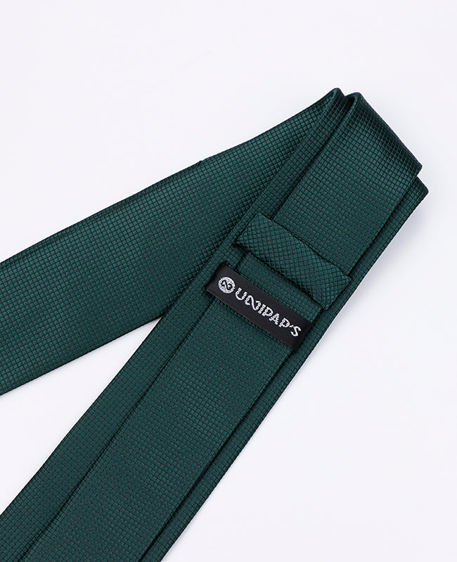 Krawatte Grün n°2 Herren Polyester | Martin - Unipap's