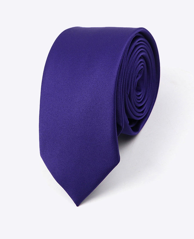 Krawatte Violett n°1 aus Polyester | Anatole - Unipap's
