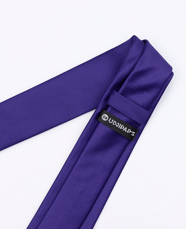 Krawatte Violett n°1 aus Polyester | Anatole - Unipap's