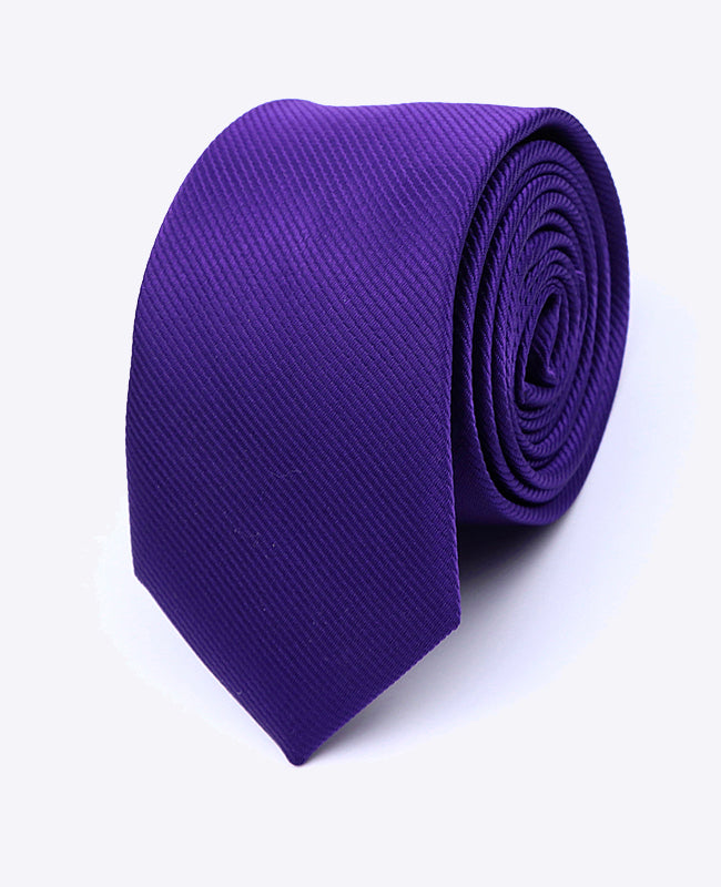 Krawatte Violett Nr. 1 Herren aus Polyester | Lucien - Unipap's