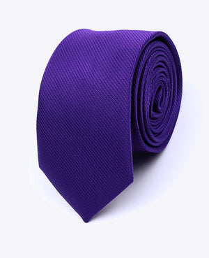Krawatte Violett Nr. 1 Herren aus Polyester | Lucien - Unipap's