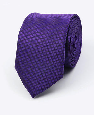 Violette Krawatte Nr. 2 Herren aus Polyester | Martin - Unipap's