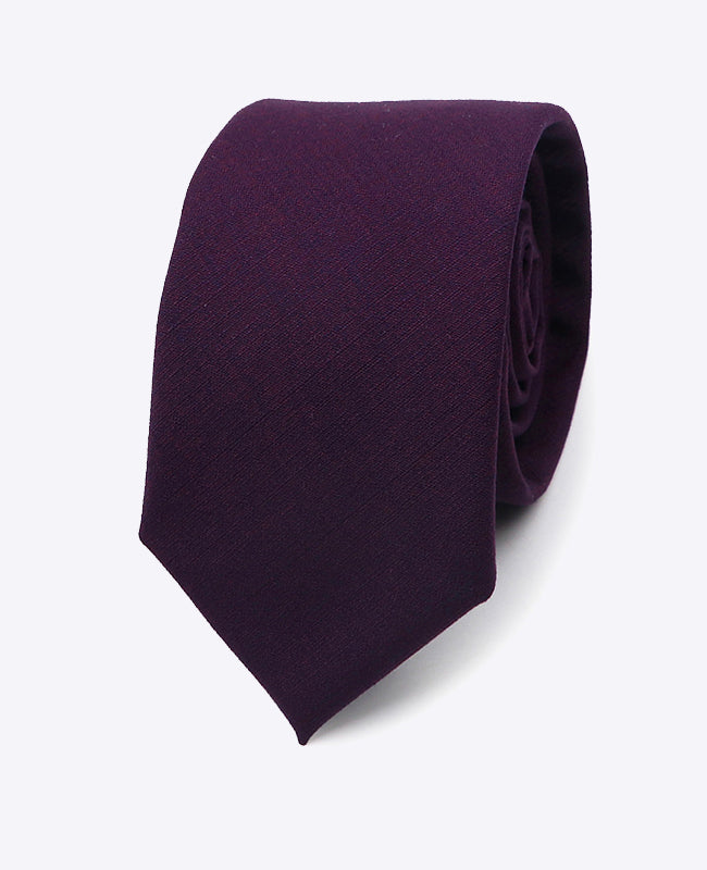 Krawatte Violett n°2 Herren aus Polyester | Octave - Unipap's