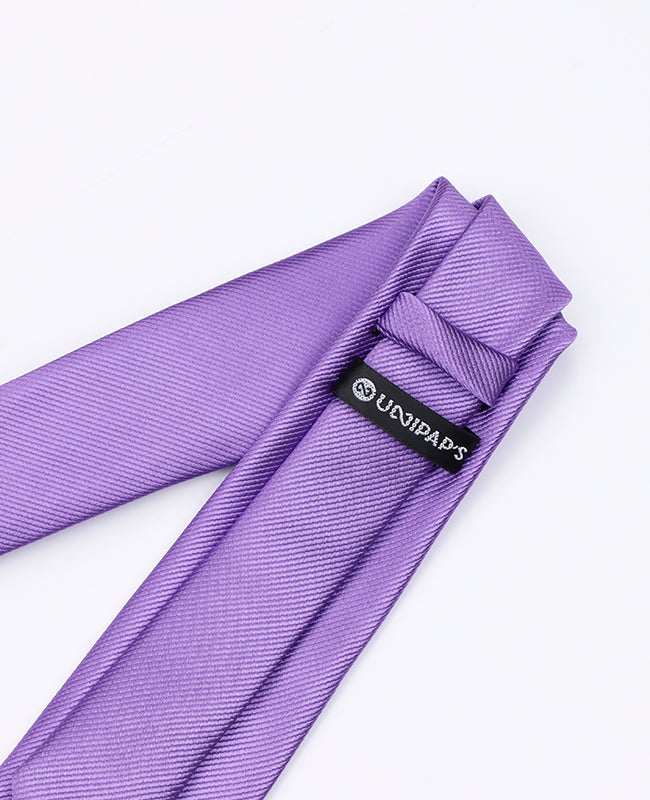 Krawatte Violett Nr. 3 Herren Polyester | Lucien - Unipap's