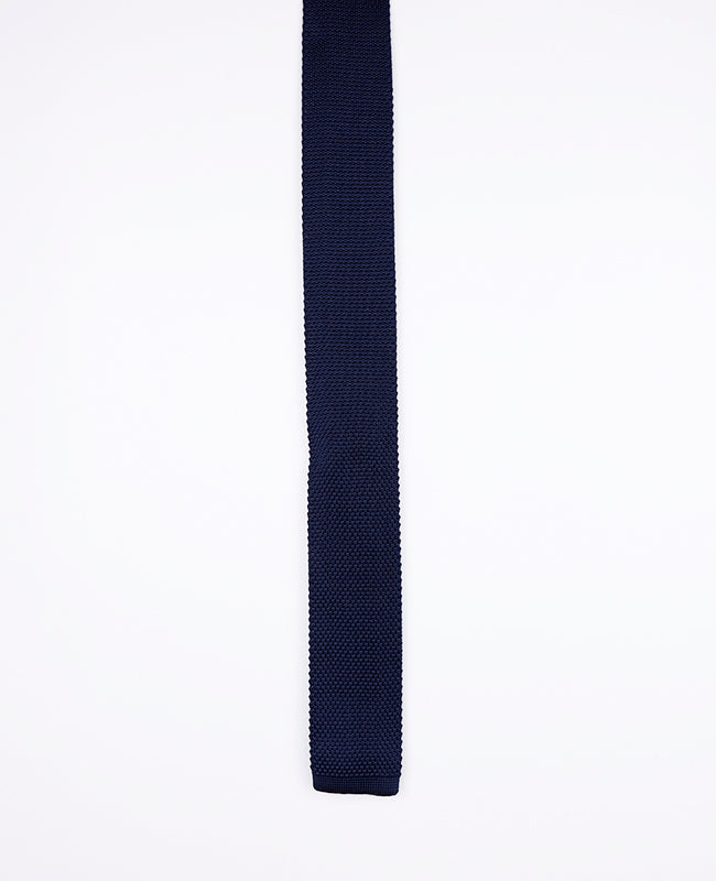 Cravate Bleu n°2 Homme en Tricot «Léon»