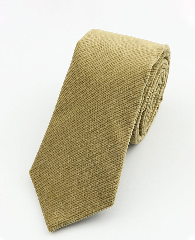 Grüne Krawatte für Herren aus Samt | Marius - Unipap's