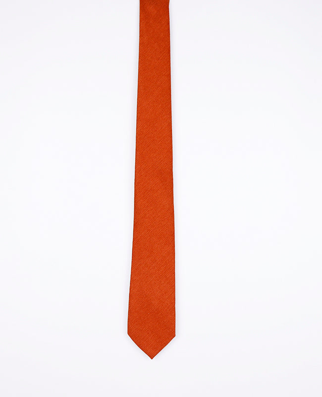 Krawatte Orange Nr. 1 Herren Samt-Optik | Simon - Unipap's
