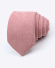 Krawatte Rosa Nr. 2 Herren in Samt-Optik «Simon»