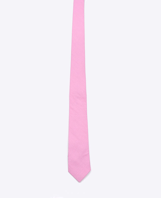 Krawatte Rosa Nr. 4 Herren aus Baumwolle «Edgard»