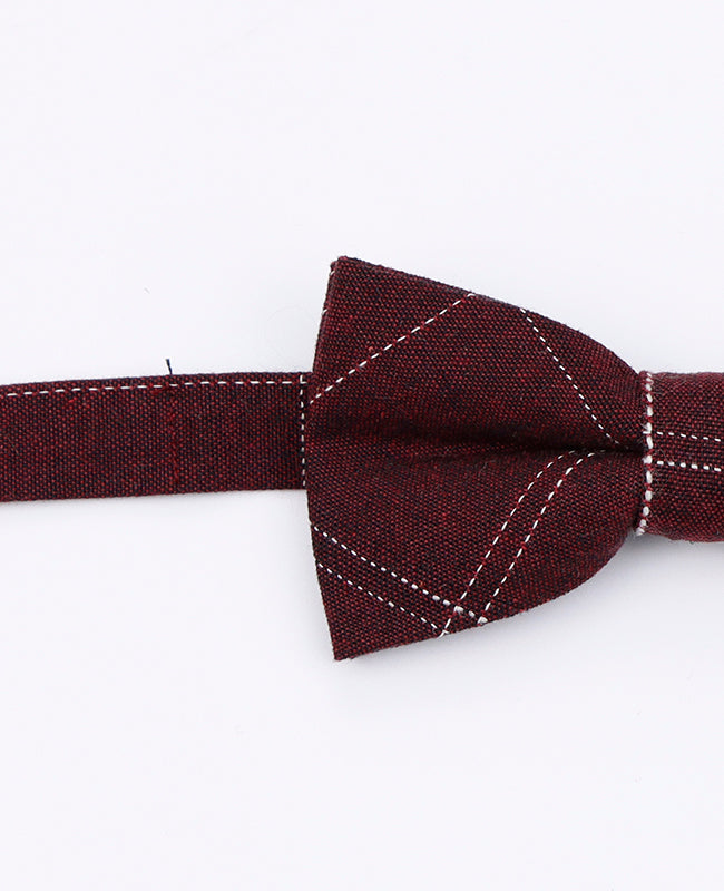 Fliege Tartan Rot Kinder aus Baumwolle | Marcel - Unipap's