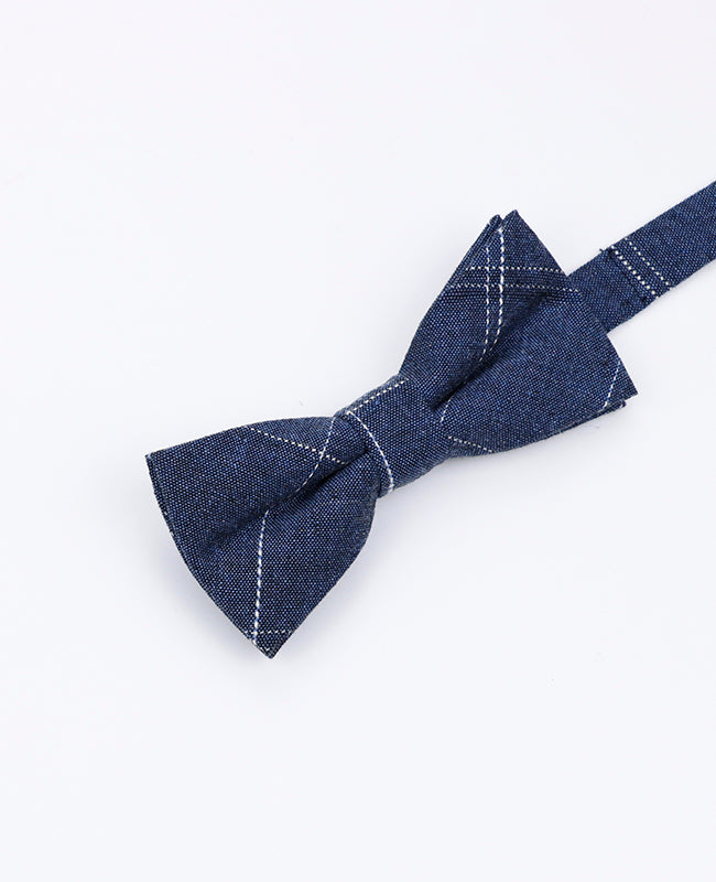 Fliege Tartan Blau Kinder aus Baumwolle | Marcel - Unipap's