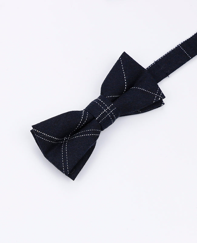 Fliege Tartan Schwarz n°1 Kinder aus Baumwolle | Marcel - Unipap's