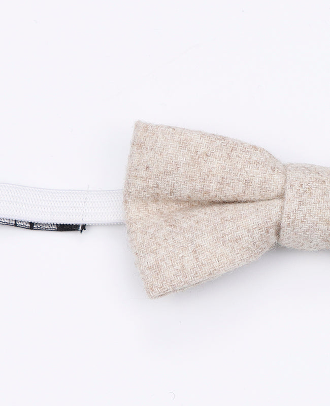 Fliege Beige n°2 Kinder aus Wolle | Claude - Unipap's