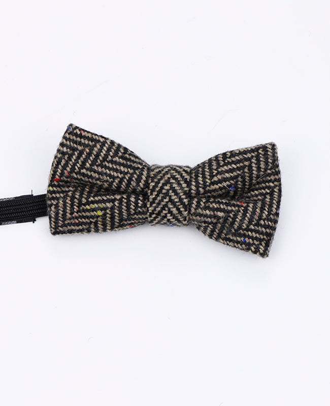 Noeud Papillon Tartan Gris n°2 Enfant en Laine | Norbert - Unipap's