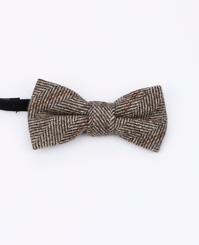 Fliege Tartan Grau Nr. 3 Kinder Wolle | Norbert - Unipap's