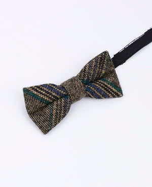 Fliege Tartan Grau n°5 Kinder Wolle | Norbert - Unipap's