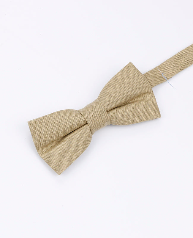 Fliege Beige n°1 Kinder aus Leinen | Basile - Unipap's