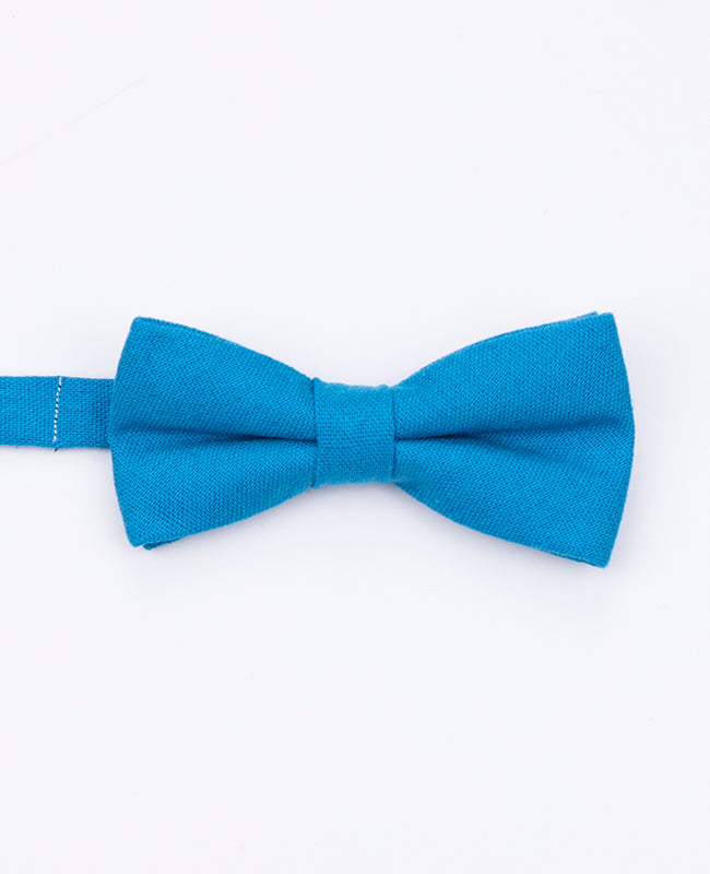 Fliege Blau n°3 Kinder Leinen | Basile - Unipap's