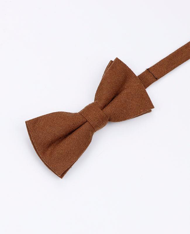 Fliege Braun Nr. 1 Kinder Leinen | Basile - Unipap's