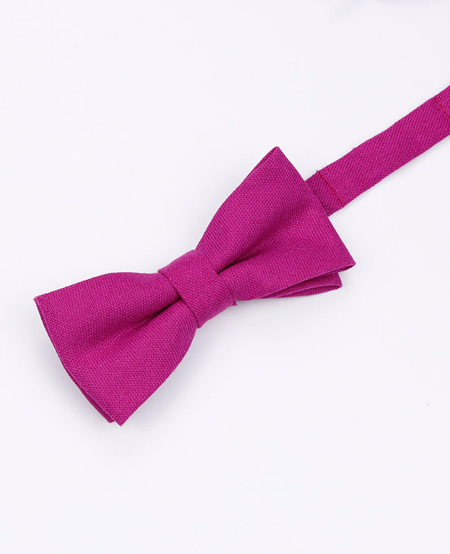 Fliege Violett Nr.1 Kinder aus Leinen | Basile - Unipap's