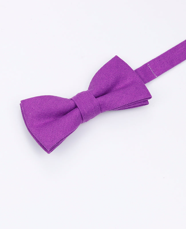 Fliege Violett Nr. 2 Kinder aus Leinen | Basile - Unipap's