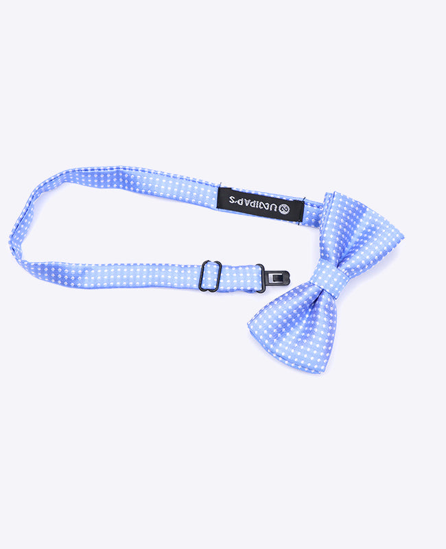 Fliege Blau Nr. 2 mit Punkten Kinder aus Polyester | Louis - Unipap's