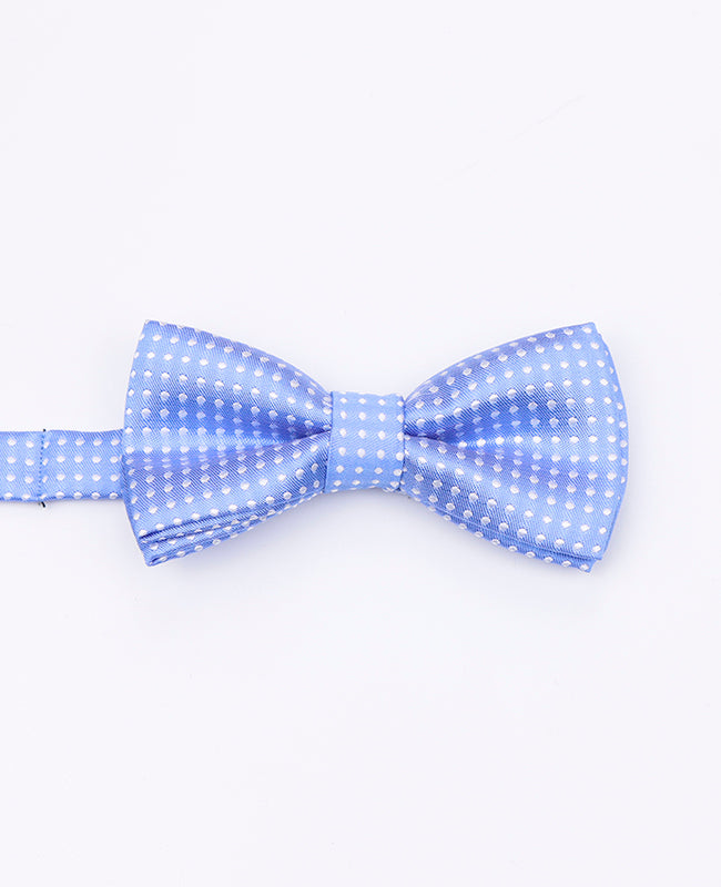 Blaue Fliege mit Punkten für Kinder aus Polyester | Louis - Unipap's