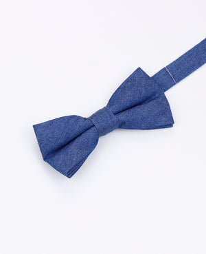 Blaue Fliege Nr. 4 Kinder aus Baumwolle «Edgard»