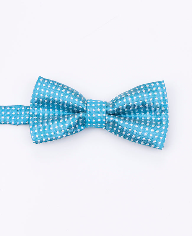 Fliege Blau n°4 mit Punkten Kinder aus Polyester | Louis - Unipap's