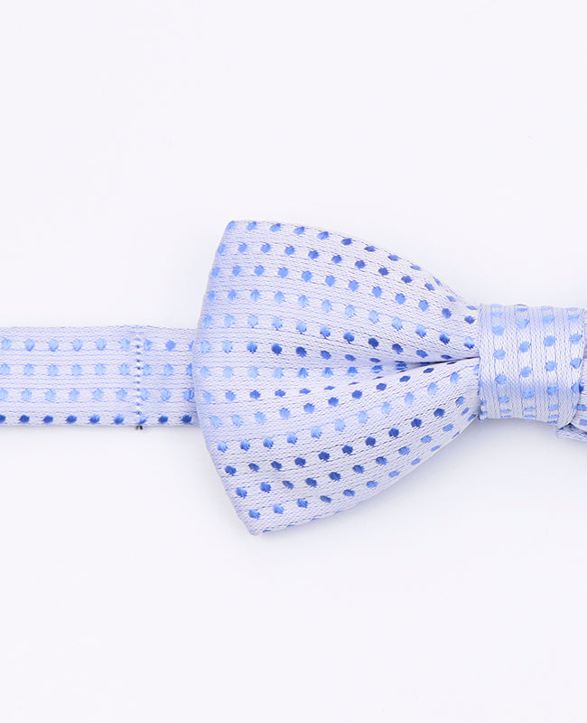 Fliege Blau n°6 mit Punkten Kinder aus Polyester | Louis - Unipap's
