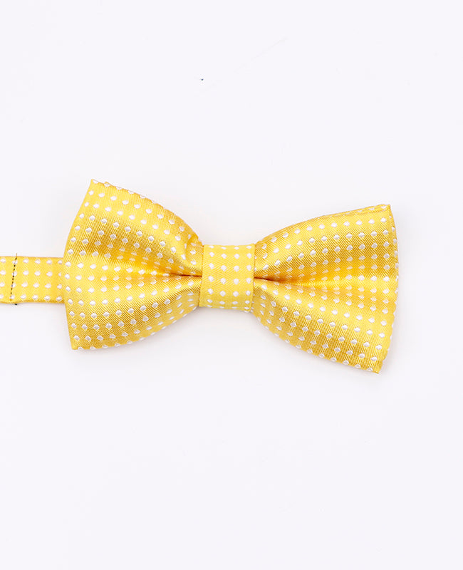 Fliege Gelb n°1 gepunktet Kinder aus Polyester | Louis - Unipap's