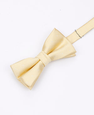 Gelbe Kinder-Fliege Nr. 2 aus Polyester | Georges - Unipap's