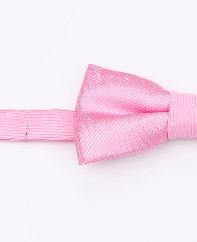 Rosafarbene Kinder-Fliege aus Polyester | Georges - Unipap's