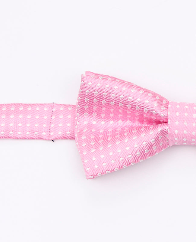 Rosa Fliege n°1 mit Punkten für Kinder aus Polyester | Louis - Unipap's