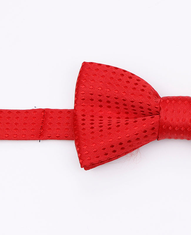 Rote Fliege Nr. 1 mit Punkten für Kinder aus Polyester | Louis - Unipap's