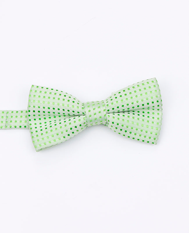 Grüne Fliege mit Punkten für Kinder aus Polyester | Louis - Unipap's