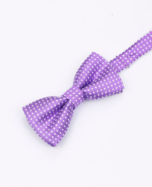 Violette Fliege n°1 mit Punkten für Kinder aus Polyester | Louis - Unipap's