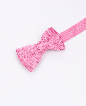 Fliege Rosa n°2 Kinder aus Strick «Léon»