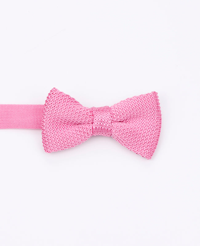 Noeud Papillon Rose n°2 Enfant en Tricot «Léon»