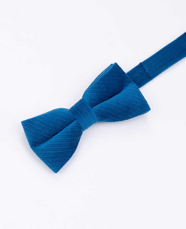 Fliege Blau n°2 Kinder aus Samt «Marius»