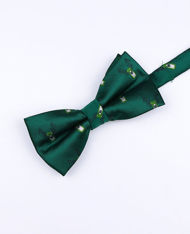 Weihnachtsfliege Grün Nr. 2 Kinder aus Polyester «Christmas»