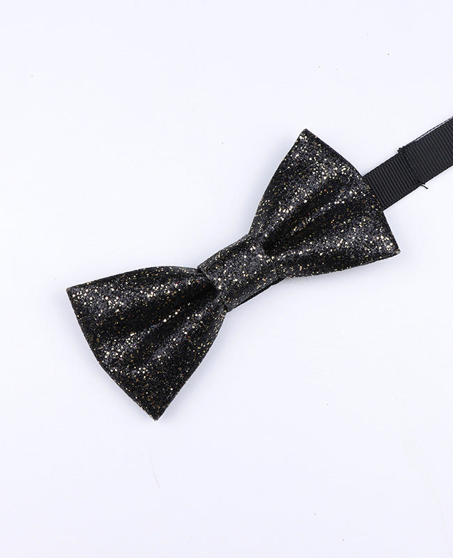 Glitzer-Fliege Schwarz n°1 Kinder aus Polyester «Olive»