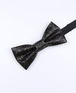 Glitzer-Fliege Schwarz n°1 Kinder aus Polyester «Olive»