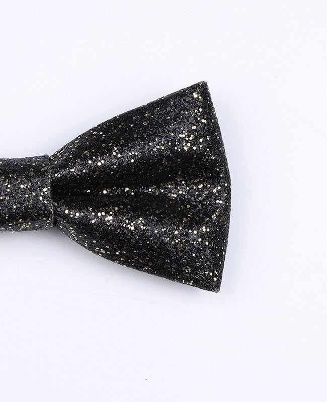 Fliege mit Pailletten Schwarz n°1 Kinder aus Polyester «Olive»