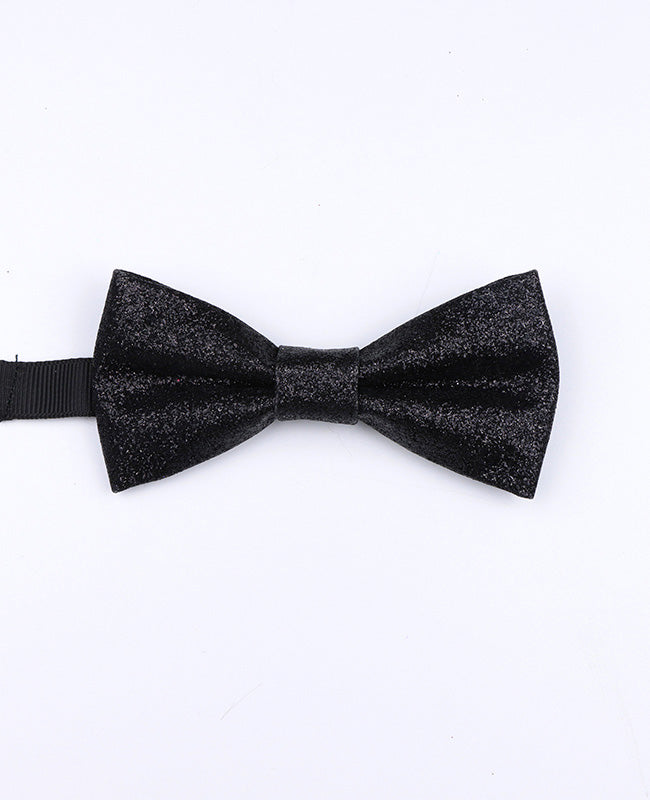 Glitzer-Fliege Schwarz n°1 Kinder aus Polyester «Olive»