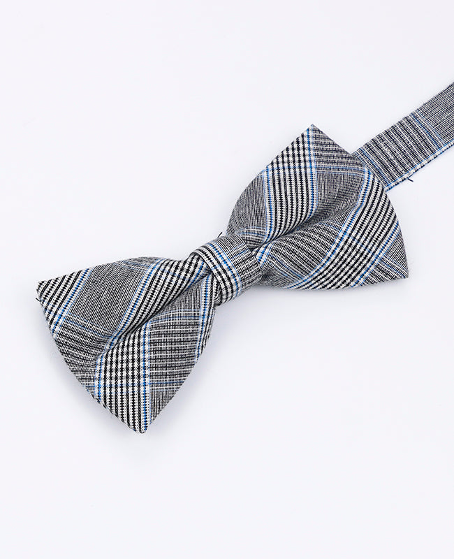 Fliege Tartan Grau n°1 Herren aus Baumwolle | Marcel - Unipap's